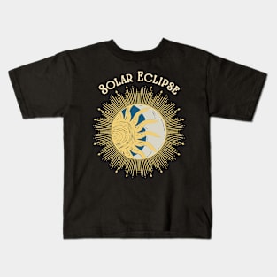 solar eclipse indie design Kids T-Shirt